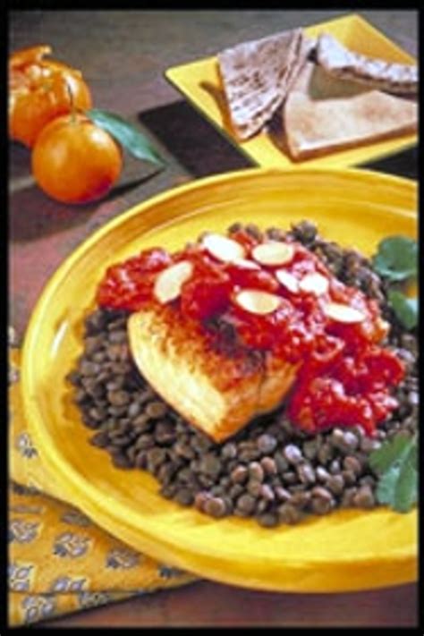 salmon-and-lentils-with-moroccan-tomato-sauce image