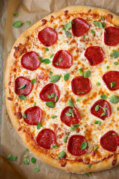pepperoni-pizza-homemade-dough-and-pizza-sauce image