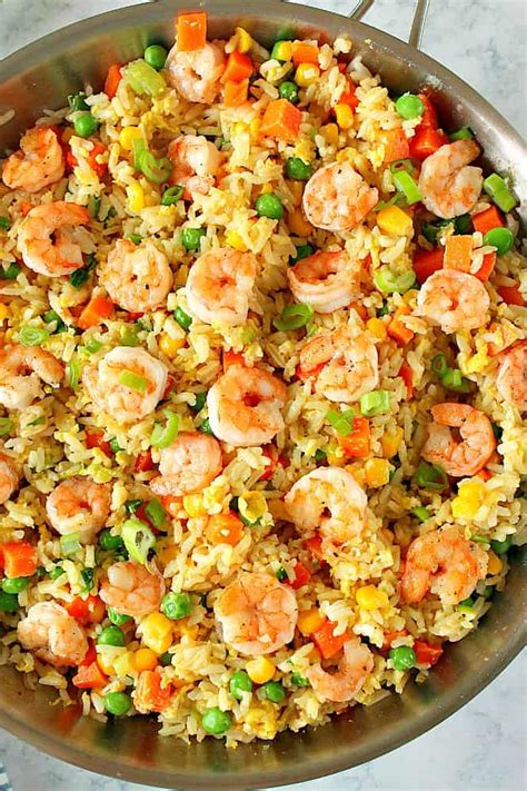 easy-shrimp-fried-rice-crunchy-creamy-sweet image