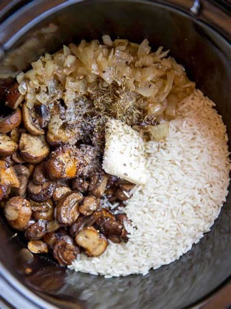 slow-cooker-mushroom-rice-dinner-then-dessert image