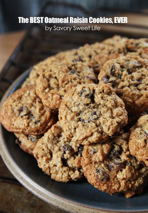 the-best-oatmeal-raisin-cookie-recipe-savory-sweet image