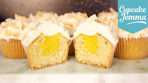 mango-filled-coconut-cupcake-recipe-cupcake image