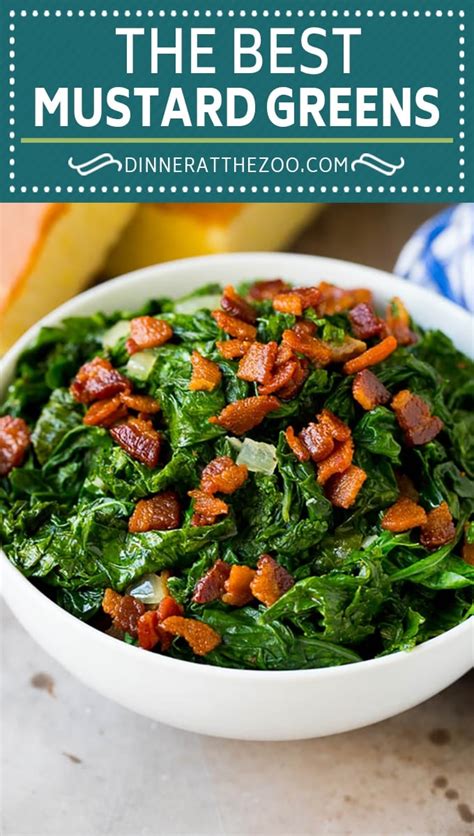 mustard-greens-with-bacon-dinner-at-the image