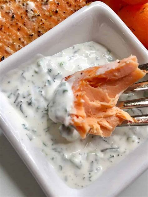 simple-baked-salmon-with-green-goddess-sauce-the image
