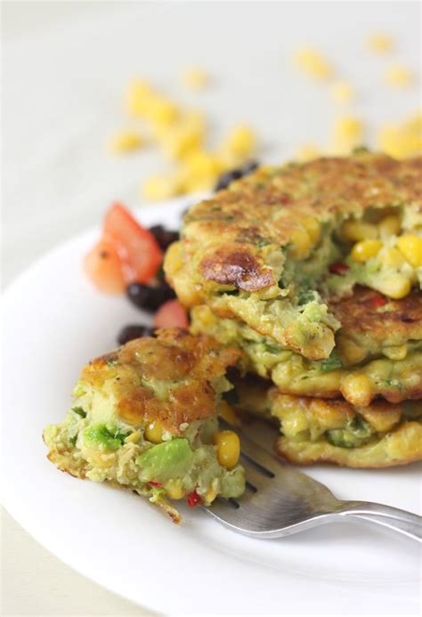 corn-and-avocado-fritters-easy-cheesy-vegetarian image