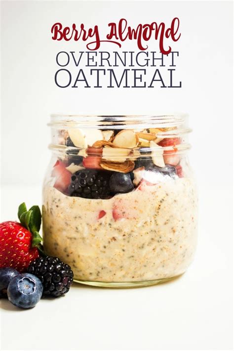 almond-milk-overnight-oats-with-berries-fannetastic-food image
