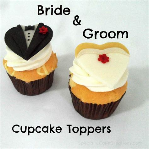 bride-and-groom-cupcake-toppers-leelalicious image