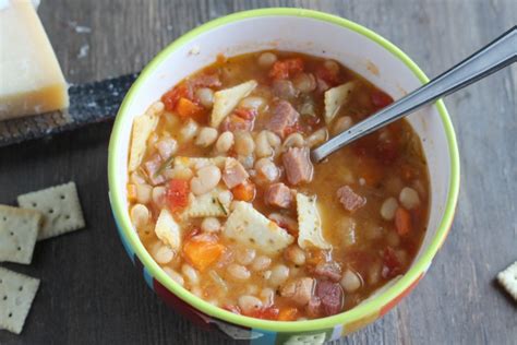 leftover-ham-recipes-with-beans-ham-and-beans image