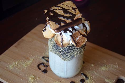 toasted-marshmallow-smores-milkshake-spoon image