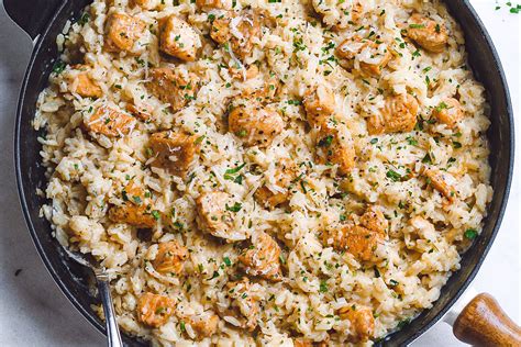 creamy-parmesan-chicken-and-rice-recipe-eatwell101 image