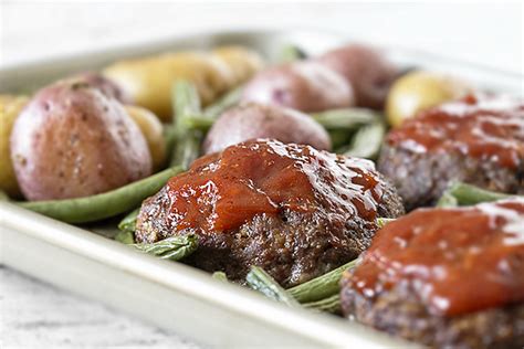 sheet-pan-recipe-for-a-mini-meatloaf-dinner-live image