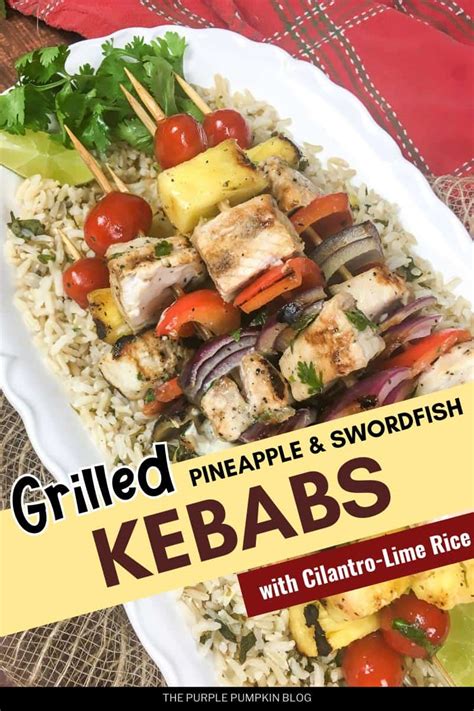 grilled-pineapple-and-swordfish-kebabs-with-cilantro image