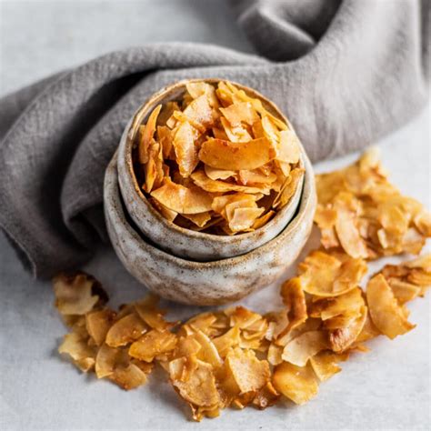 coconut-chips-recipe-sweet-salty-toasted-coconut image