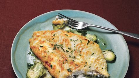 petrale-sole-with-lemon-shallot-brussels-sprouts image