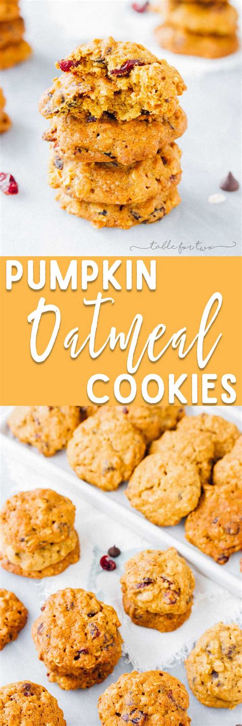 pumpkin-oatmeal-cookies-with-dried-cranberries-and image