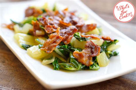 low-carb-bacon-bok-choy image