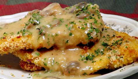 chicken-cutlets-with-gravy-whats-for-dinner image