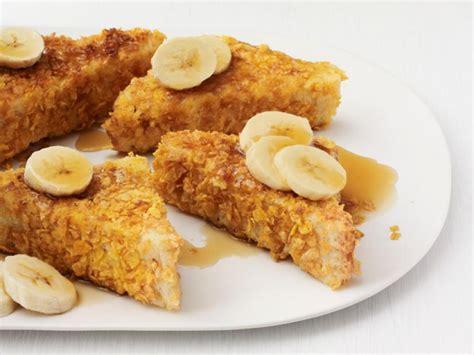cornflake-crusted-french-toast-with-bananas-food image
