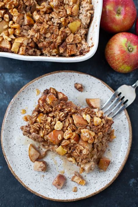 healthy-apple-baked-oatmeal-the-foodie-dietitian image