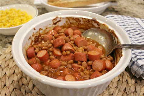 turkey-frank-and-bean-casserole-pams-daily-dish image