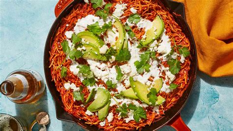 skillet-mexican-pasta-recipe-real-simple image
