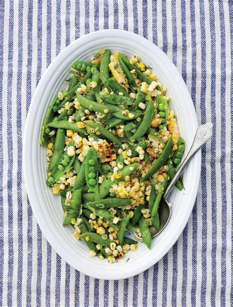 grilled-corn-and-snap-pea-salad-recipe-myrecipes image