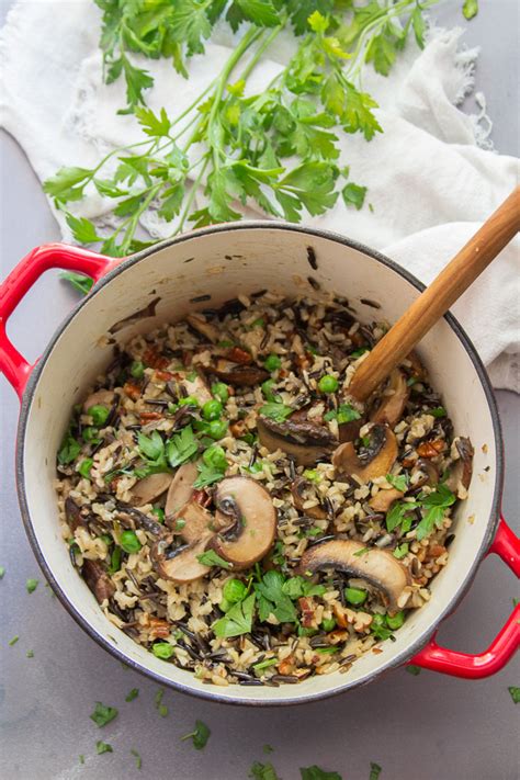wild-rice-pilaf-with-mushrooms-and-pecans image