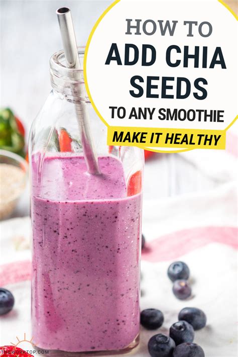 blueberry-chia-seed-smoothie-easy-healthy-vegan image
