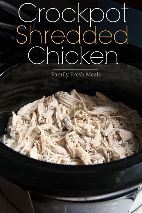 easy-crockpot-shredded-chicken-family-fresh-meals image