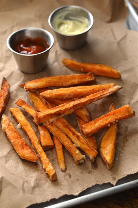crispy-sweet-potato-fries-recipe-deep-fried-hungry image