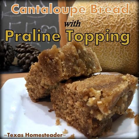 cantaloupe-bread-with-pecan-praline-glaze-texas image