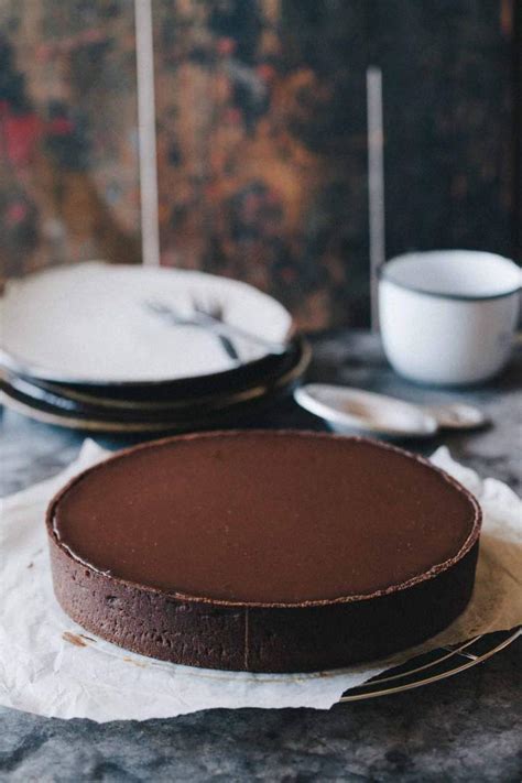 chestnut-caramel-chocolate-tart-gf-jernej-kitchen image