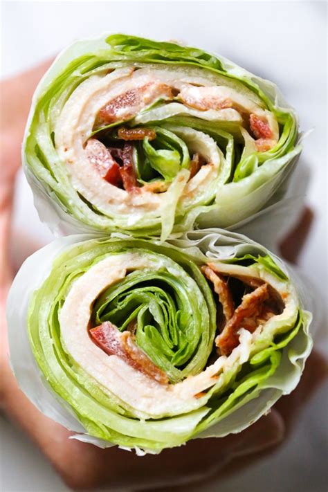 chicken-club-lettuce-wrap-sandwich-skinnytaste image