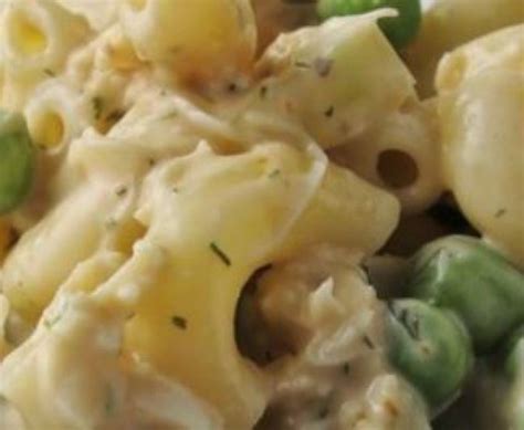 crab-macaroni-salad-recipe-ourrecipes-food image