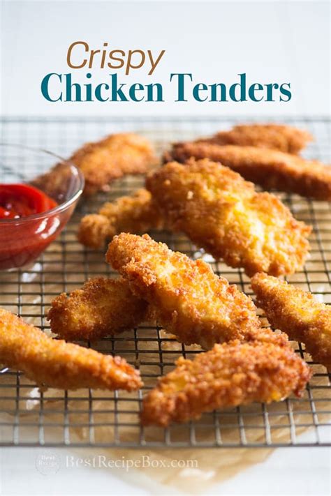 fried-chicken-tenders-or-chicken-strips-recipe-best image