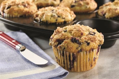 old-fashioned-dairy-free-blueberry-muffins image