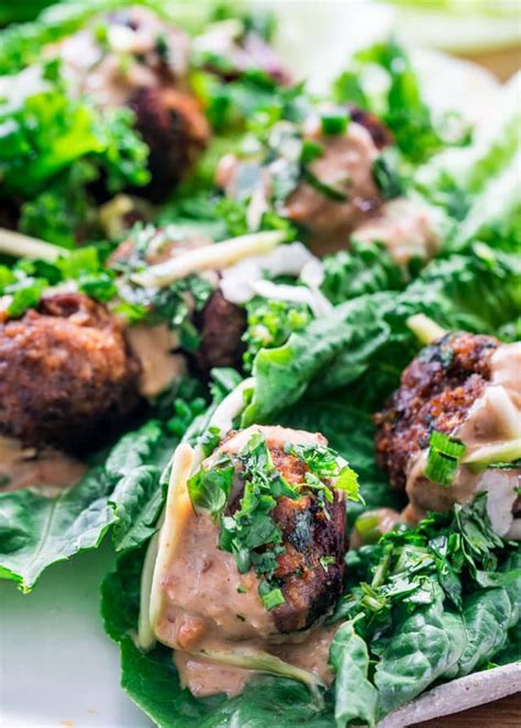thai-meatball-lettuce-wraps-jo-cooks image