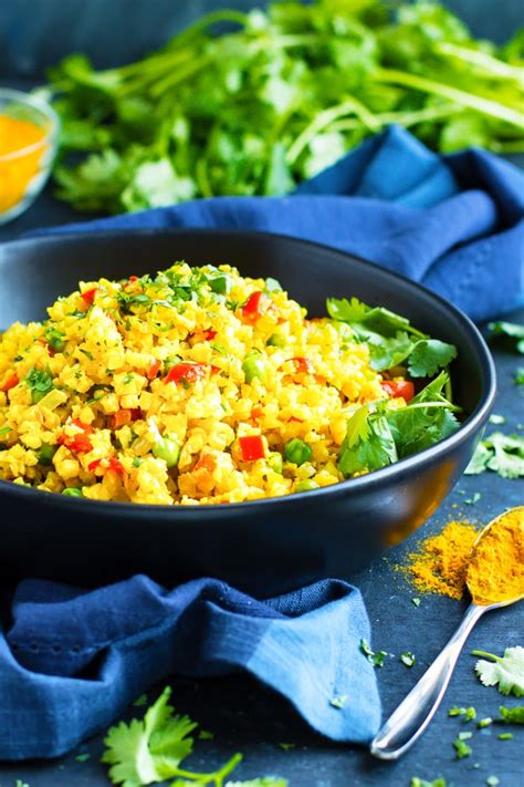 15-minute-curry-cauliflower-rice-paleo-vegan-ketogenic image