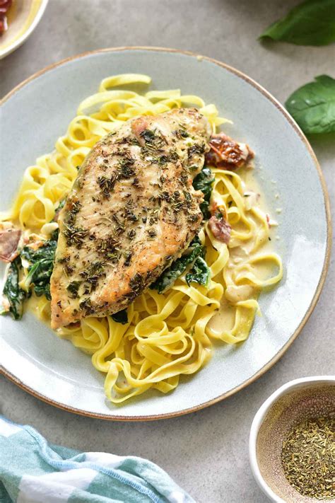tuscan-chicken-pasta-everyday-delicious image
