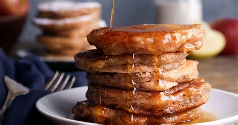 apple-fritter-pancakes-wife-mama-foodie image