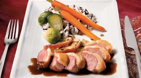duck-breasts-demi-glace-sauce-and-apples-iga image