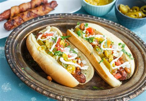 sonoran-hot-dogs-recipe-bacon-wrapped image