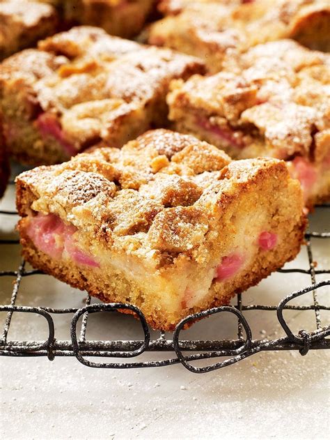 rhubarb-and-soured-cream-crumb-cake-recipe-delicious-magazine image