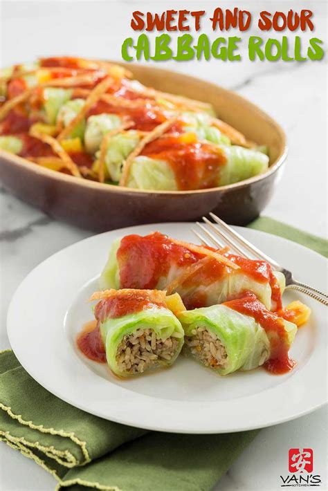 sweet-and-sour-cabbage-rollsasian-cuisineegg-roll image