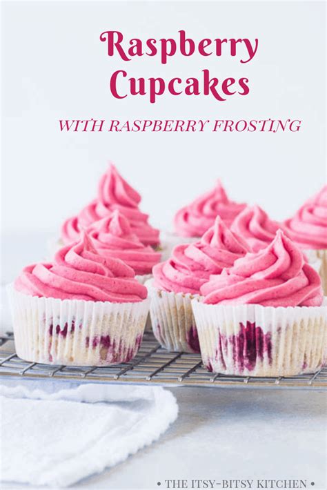 raspberry-cupcakes-the-itsy-bitsy-kitchen image