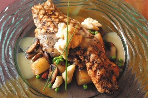 grilled-redfish-and-crabmeat-with-lemon-butter-sauce image
