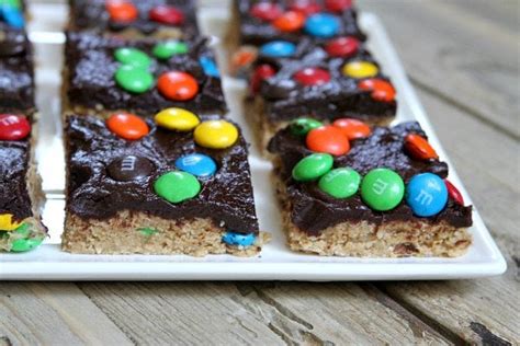 no-bake-monster-cookie-bars-recipe-girl image