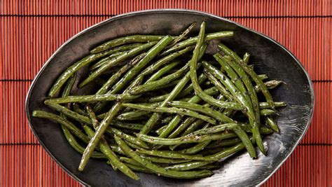 green-beans-with-miso-and-sesame-seeds-finecooking image
