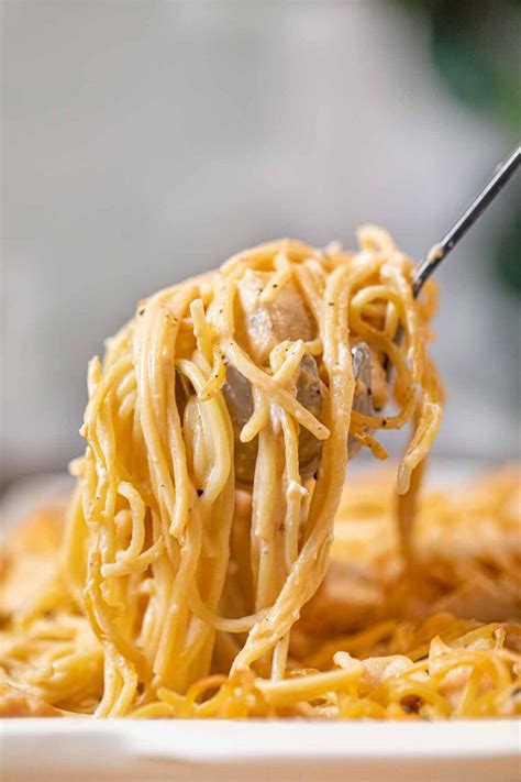 easy-baked-chicken-spaghetti-recipe-dinner-then image