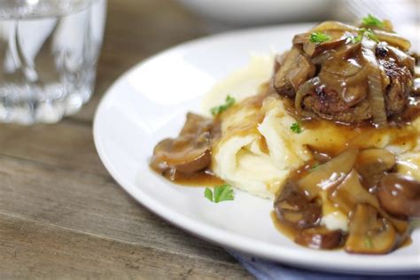 salisbury-steak-with-mushroom-and-onion-gravy image